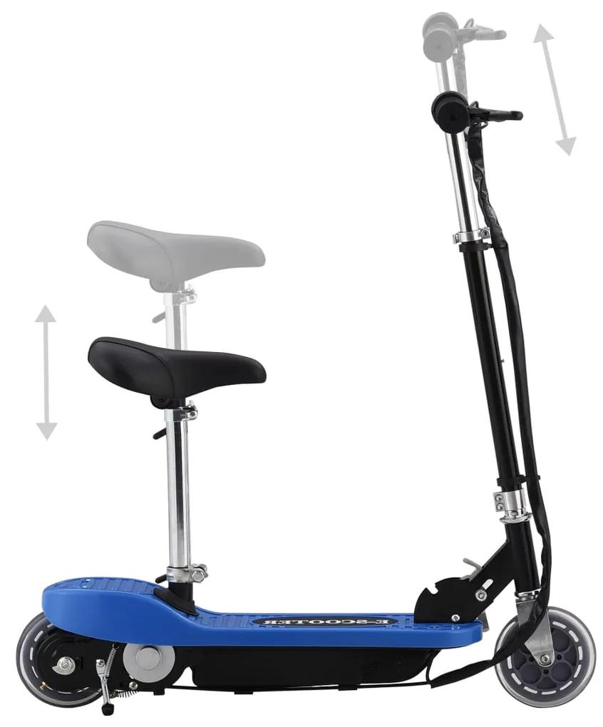 Trotinete/scooter elétrica com assento 120 W azul