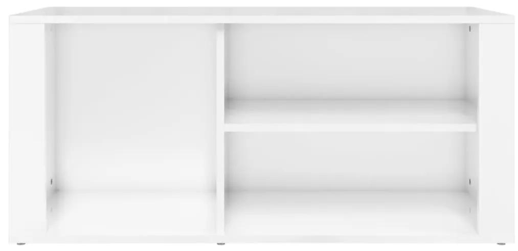 Sapateira Loures - Com 3 Compartimentos - Cor Branco Brilhante - 100x3