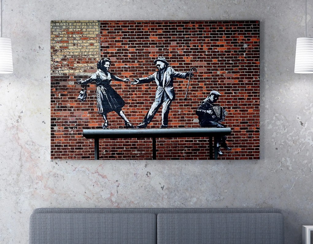Pintura Decorativa em Tela WY29 – Multicolor – 50 x 70 cm