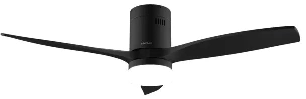 Ventoinha de teto EnergySilence Aero 5600 Aqua Black&Black Connected de 40 W e 52’’ com controlo remoto, controlo por Wi-Fi