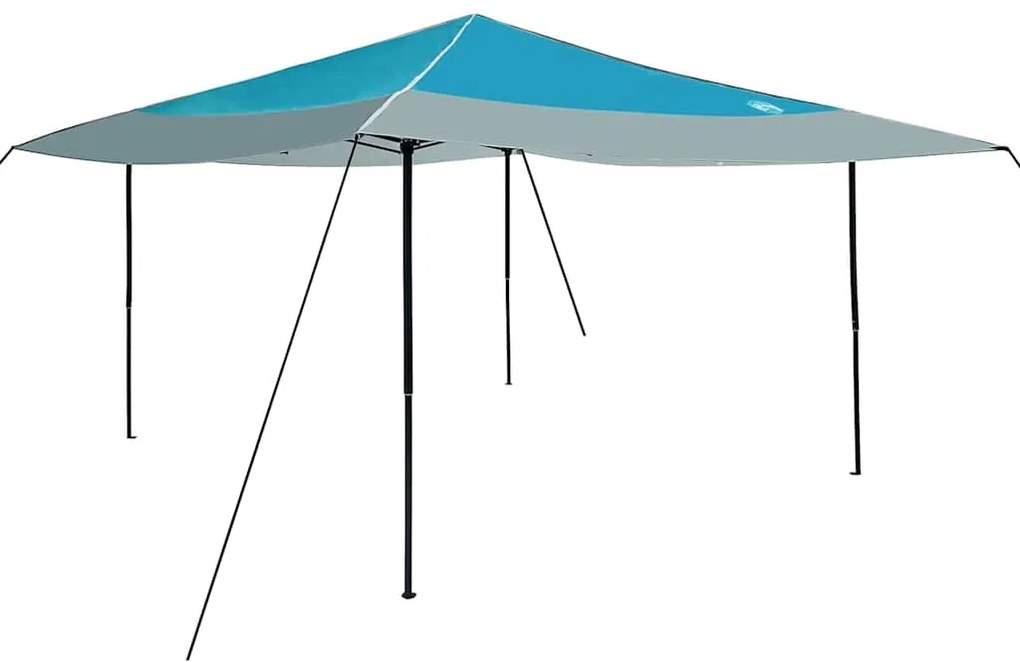 Tenda de Toldo Azul 400 x 400 x 227 / 236 / 245 cm Tecido Oxford