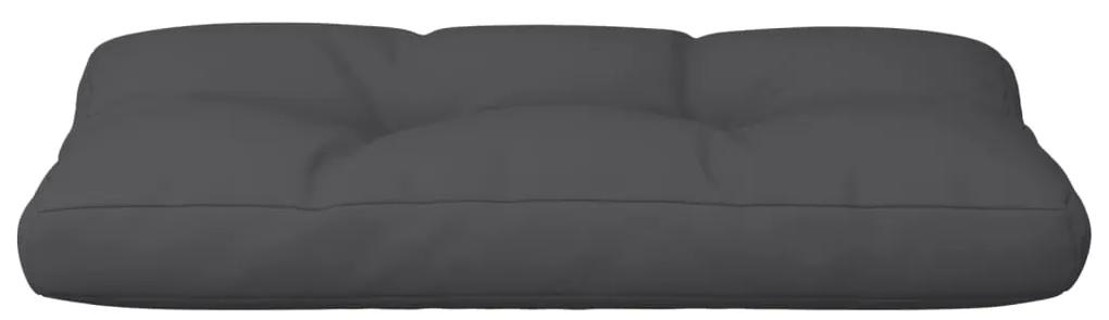Almofadão para sofá de paletes 80x40x12 cm tecido preto