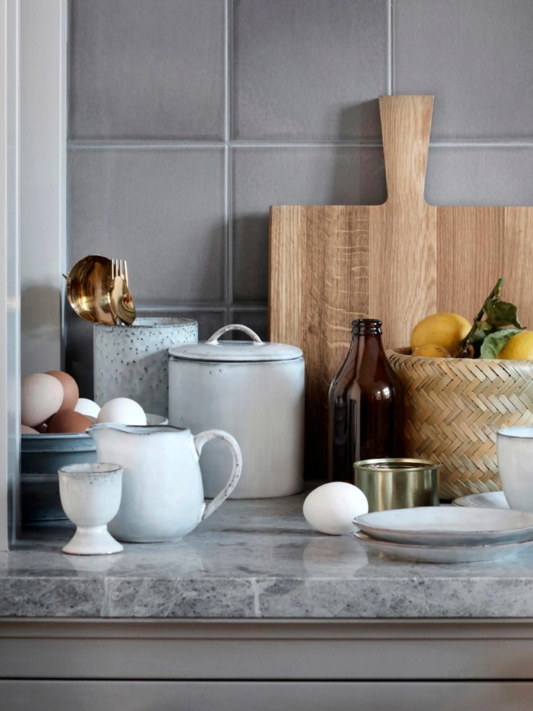 Copo para ovos artesanal Nordic Sand, 2 uni.