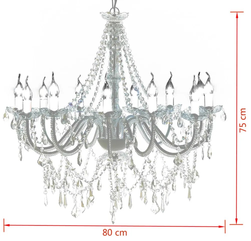 Candelabro com 1600 Cristais