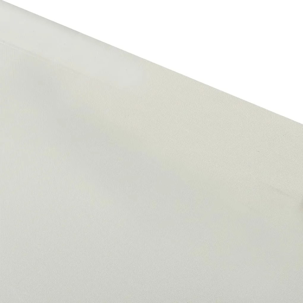 Espreguiçadeira de jardim com toldo branco nata