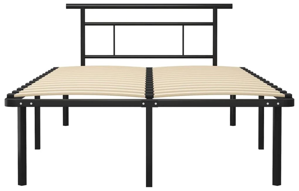 Estrutura de cama 120x200 cm metal preto