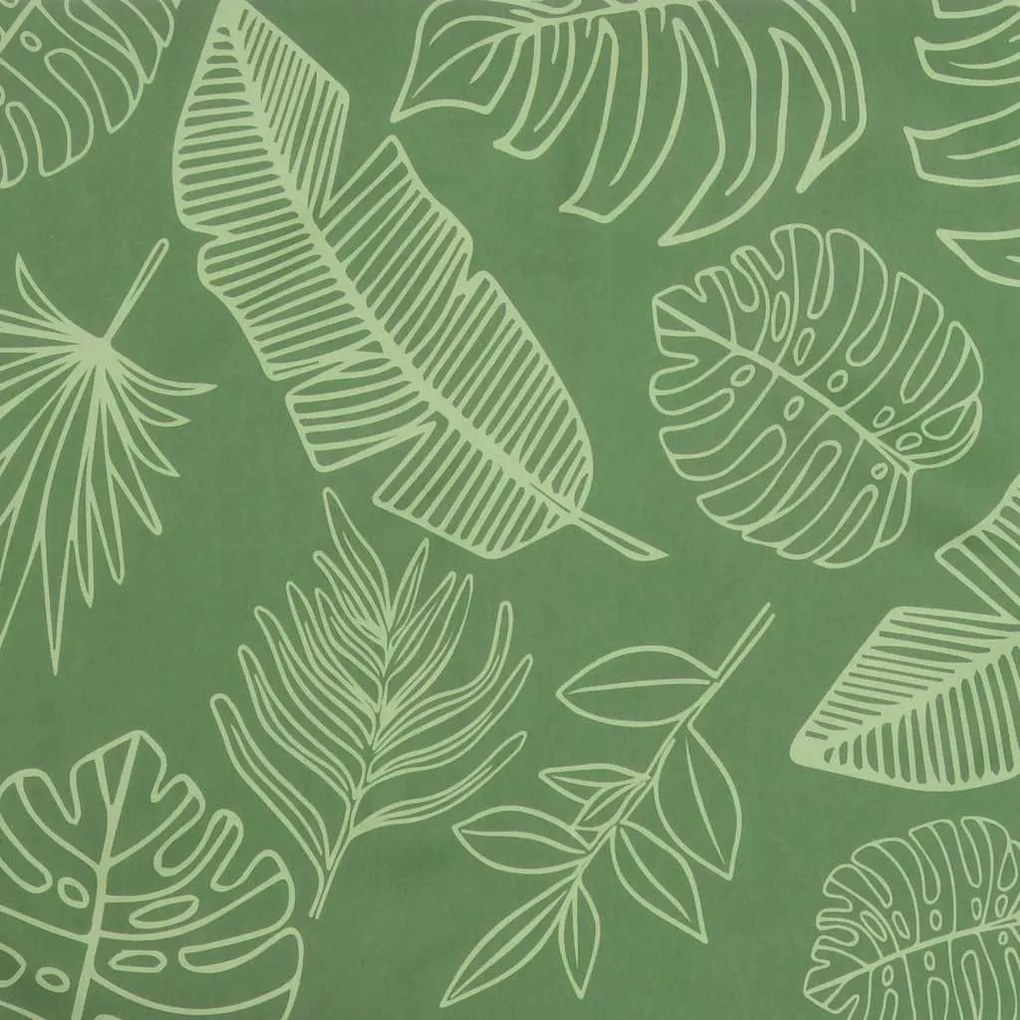Almofadão banco jardim 120x50x4 cm tecido oxford padrão folhas