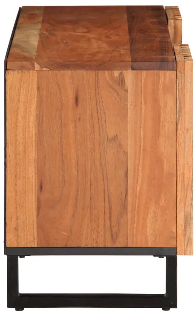 Móvel de TV 105x34x46 cm madeira de acácia maciça