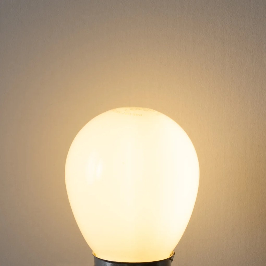 Conjunto de 5 E27 dimbare LED lamp P45 opaal glas 3W 250 lm 2700K