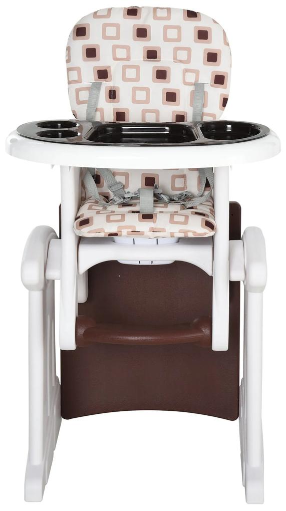 Cadeira para bebês acima de 6 meses 3 posições ajustáveis Acolchoado Branco