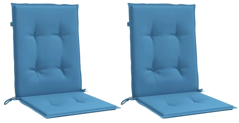 Almofadões lombares p/ cadeiras 2pcs 100x50x4cm mesclado tecido