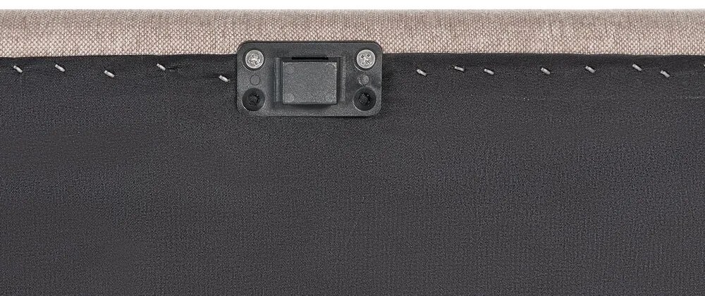 Sofá de jardim modular 5 lugares creme LORETELLO Beliani