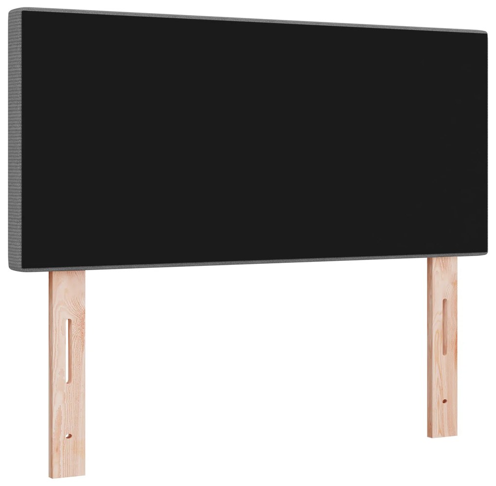 Cabeceira vidaXL Design Simples Cinza Claro 100 cm Tecido Corda