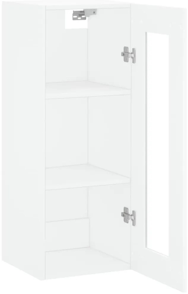 Armário de parede 34,5x34x90 cm branco