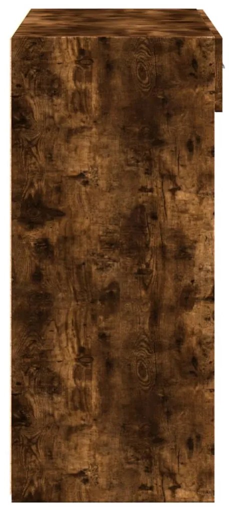 Aparador 80x42,5x93 cm derivados de madeira carvalho fumado