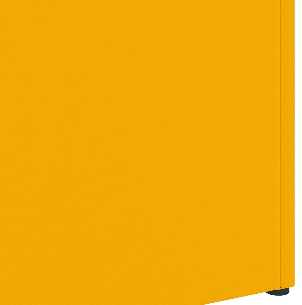Suporte de Guarda-Chuva Amarelo Mustard , 28x12x41 cm, Aço