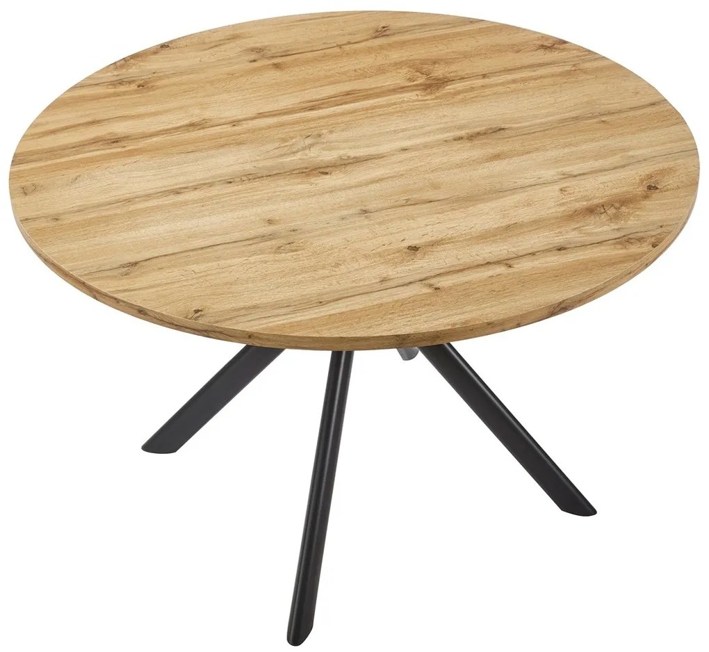 Mesa Jantar OLITE 120, metal, tampo DM vintage, 120 cms diâmetro