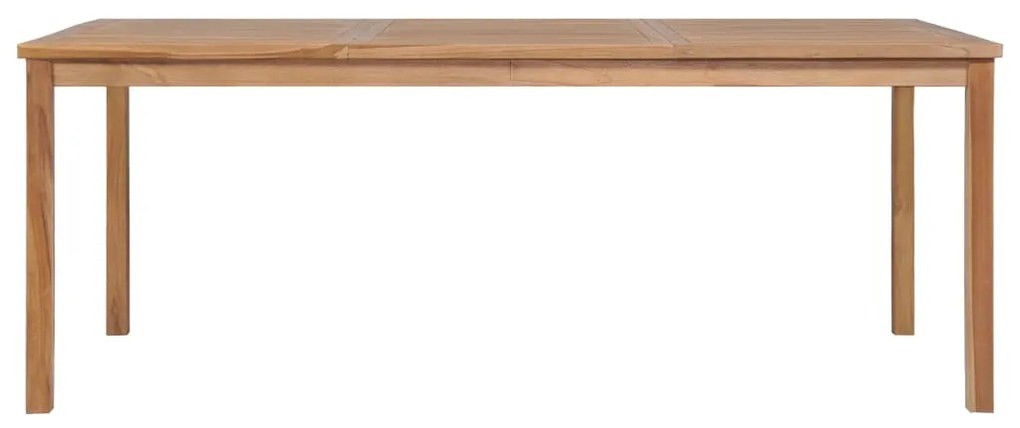 9 pcs conjunto de jantar p/ jardim madeira de teca maciça
