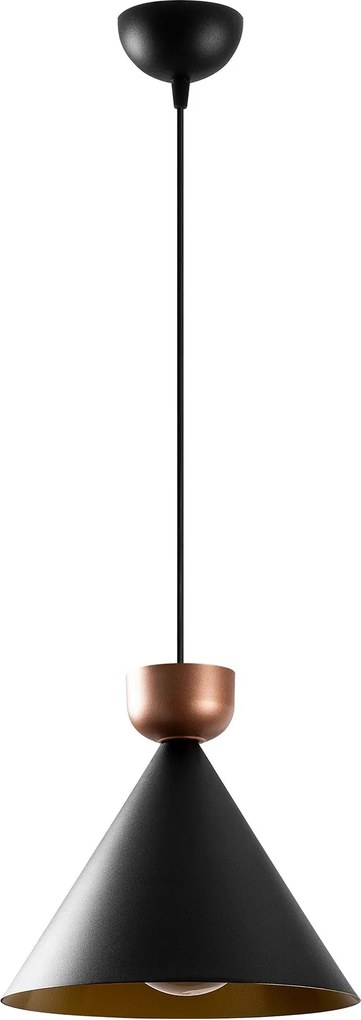 Candeeiro Chandelier Dodo – Preto Cobre – 29 x 29 cm