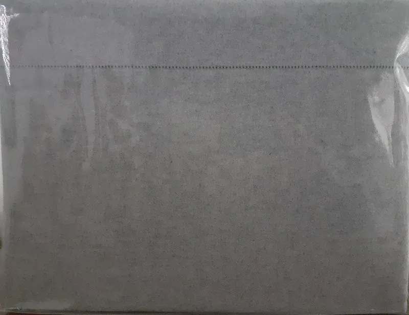 CAMA 150/160 cm - Jogo de lençóis 100% flanela: Cinzento 1 lençol capa ajustable 150x200+30 cm + 1 lençol superior 240x290 cm + (2) Fronhas 50x70 cm