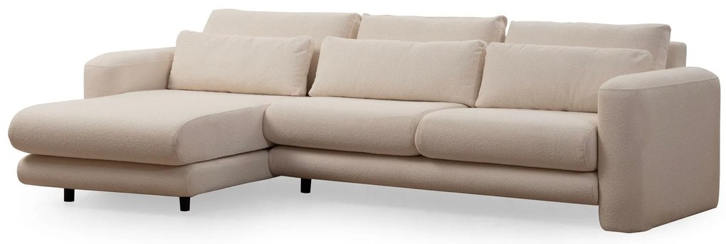 Sofá de Canto Lily – Creme – 290 x 165 cm