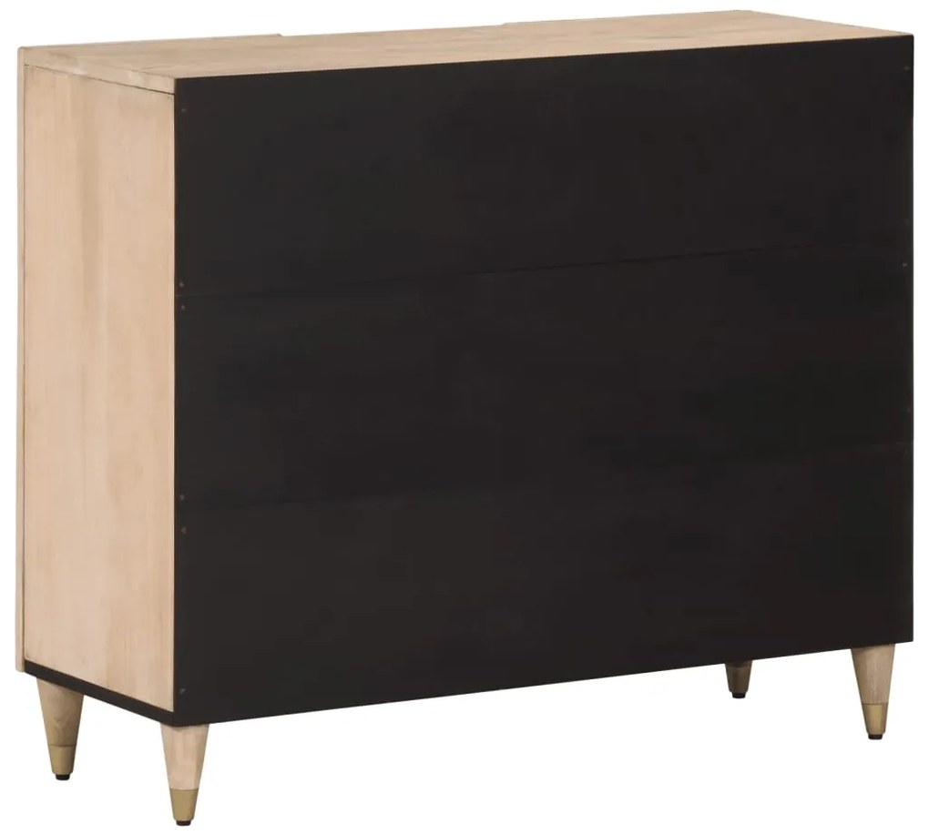 Móvel de apoio 90x33x75 cm madeira de mangueira maciça