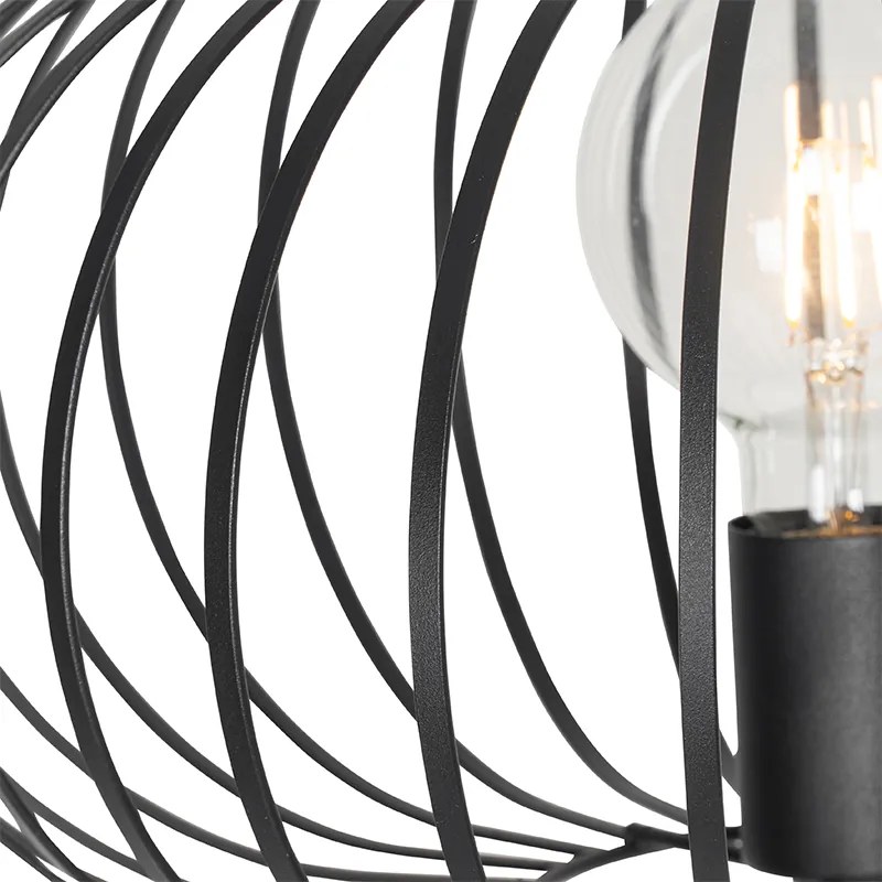 Candeeiro de Pé Design Fio Preto - Johanna Design