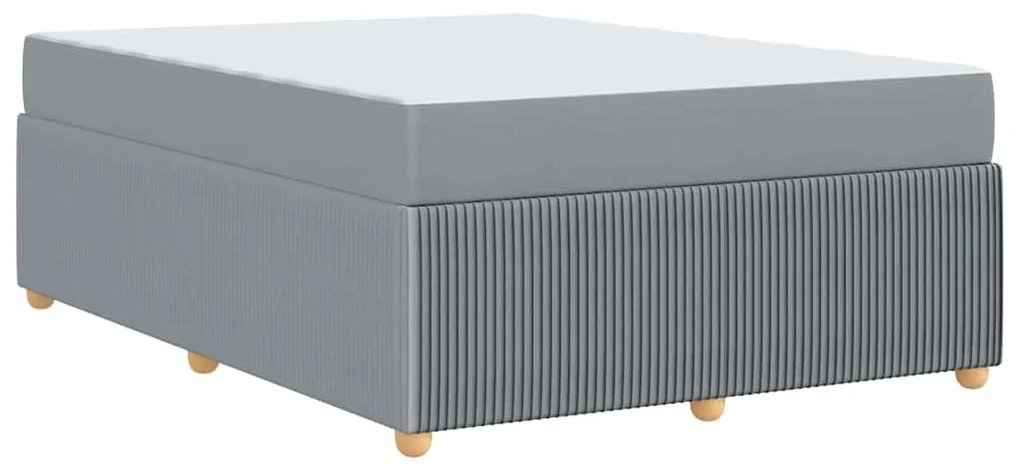 Estrutura da Cama Outros Cinzento-claro 160 x 200 cm tecido
