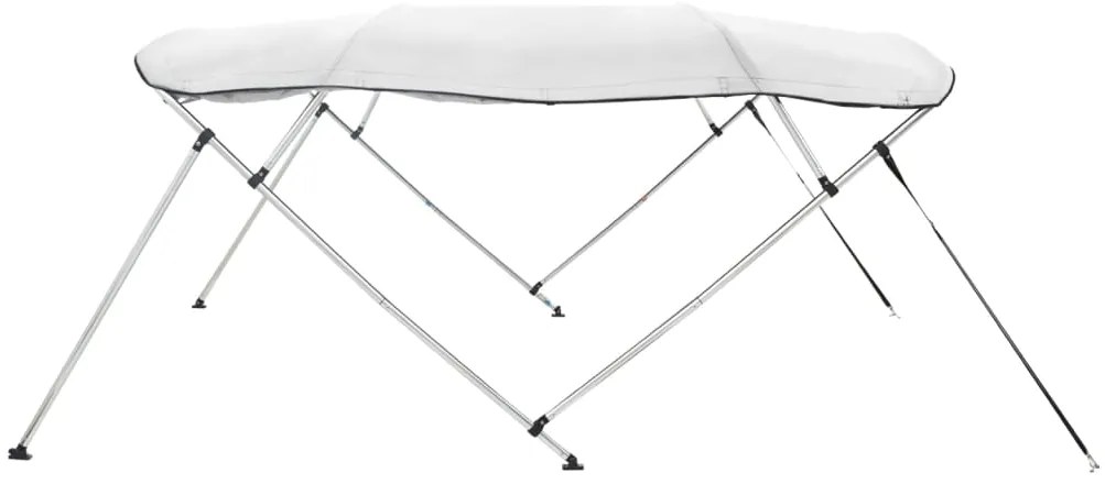 Toldo de 4 arcos Bimini c/ paredes laterais 243x(230-244)x137cm