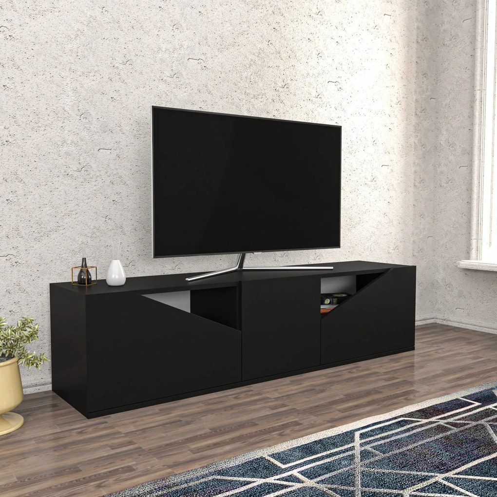 Móvel TV Carson – Antracite – 160 cm x 35,3 cm x 40 cm