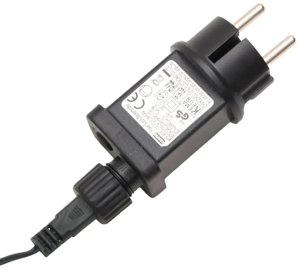 Rede luzes de natal 4x4 m 544 luzes LED int/ext azul