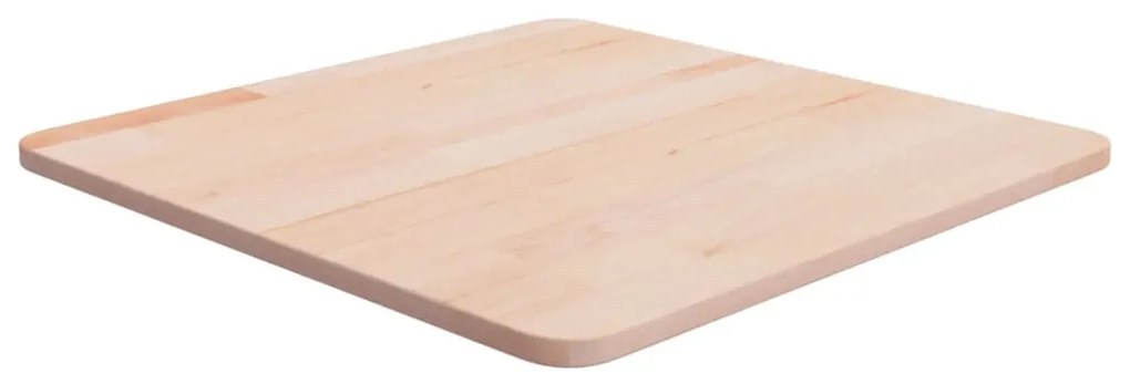 vidaXL Tampo de mesa quadrado 50x50x1,5 cm carvalho maciço não tratado
