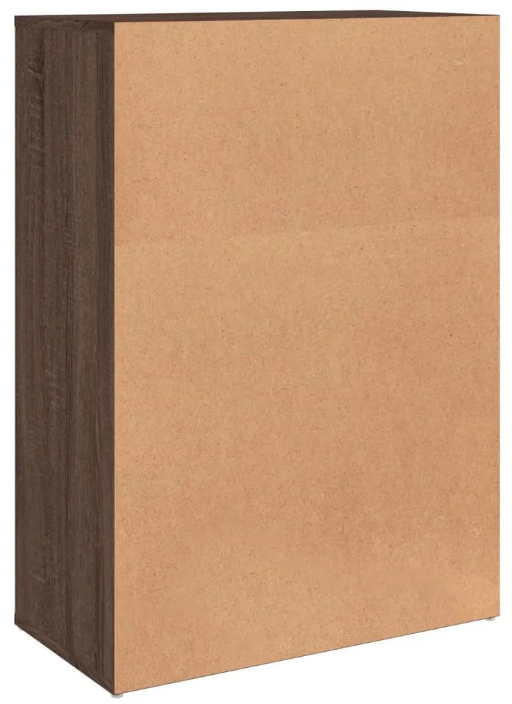 Aparadores 2 pcs 60x31x84cm derivados madeira carvalho castanho