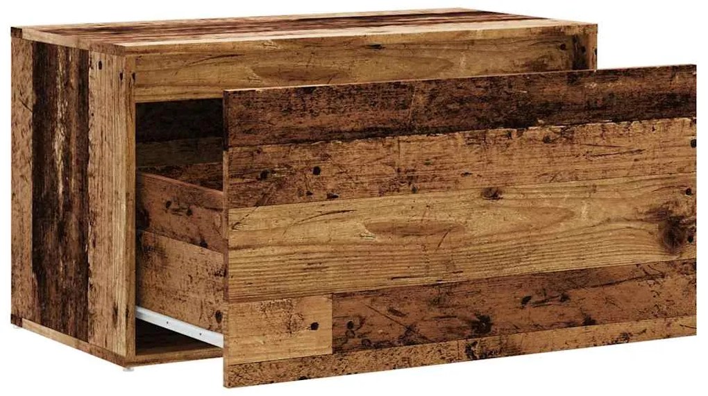 Banco de hall 80x40x45 cm madeira antiga madeira trabalhada