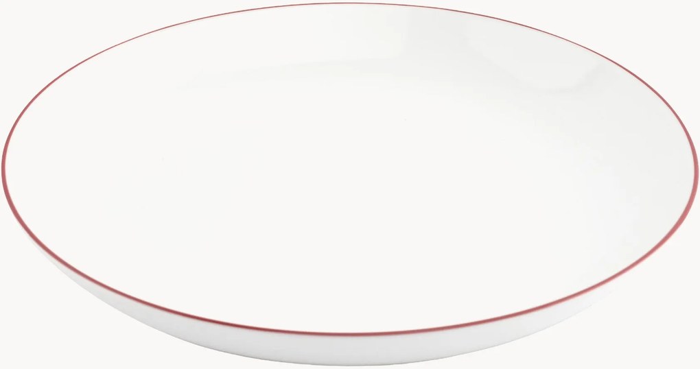 Taças de servir em porcelana Basic White, conjunto de 6