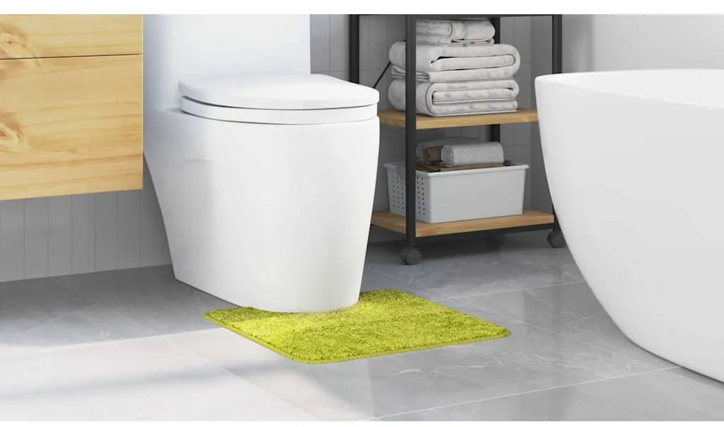 Tapete de Banho U-Shape Verde 50x50 cm Polipropileno Antiderrapante