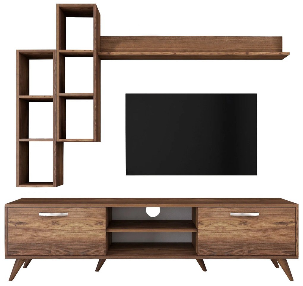 Unidade TV M16 – Nogueira – 180 cm x 48,6 cm x 35 cm