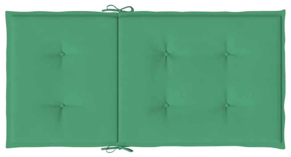 Almofadões lombares p/ cadeiras de jardim 6pcs oxford verde