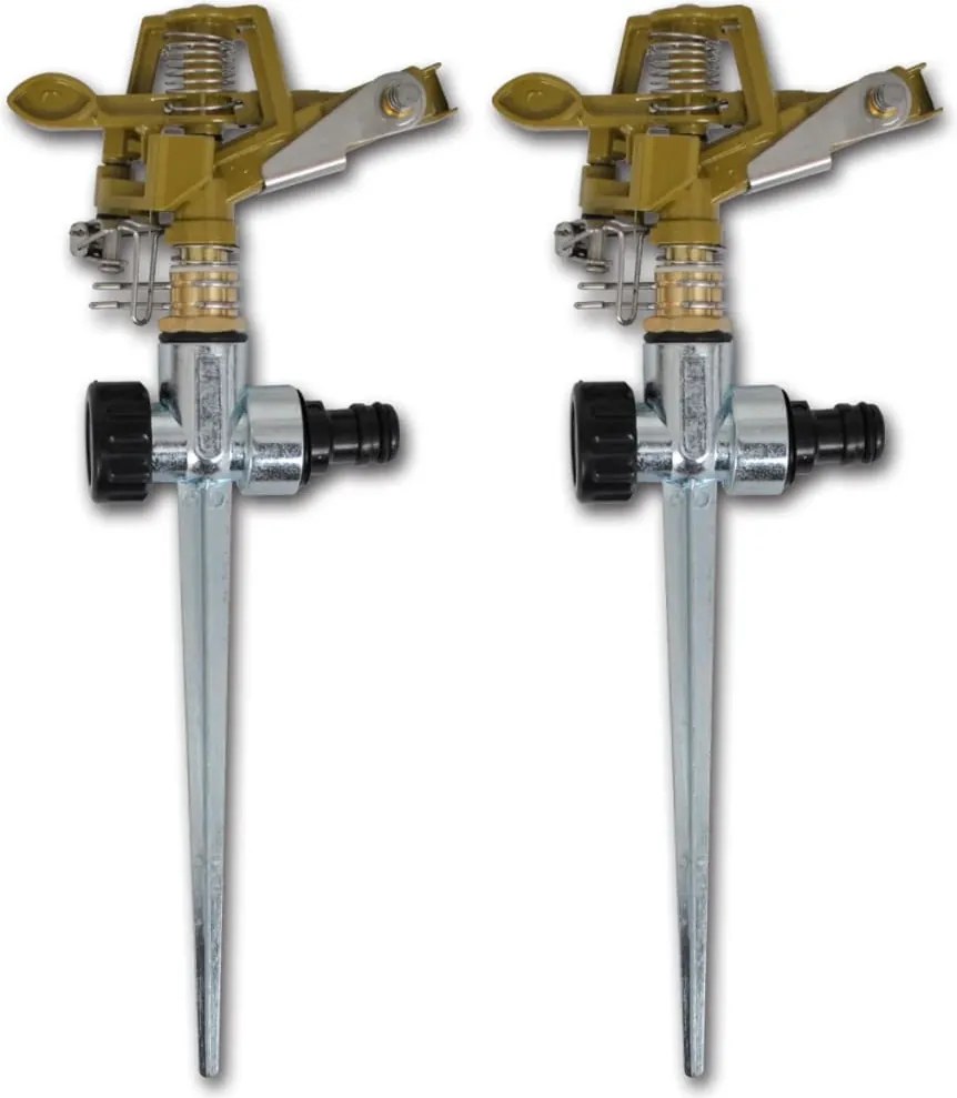 Aspersores de rega metalicos 2 peças