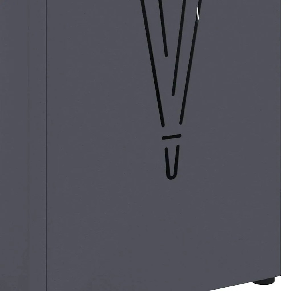 Suporte para Guarda-Chuva Antracite Metal Padrão