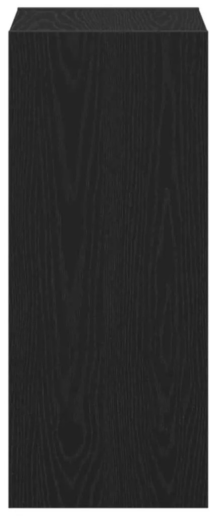 Estante/Divisória de Ambiente vidaXL Carvalho Preto 40x30x71,5 cm