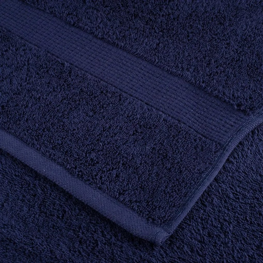 Toalhas mãos premium SOLUND 2pcs 50x100cm 600 gsm azul-marinho