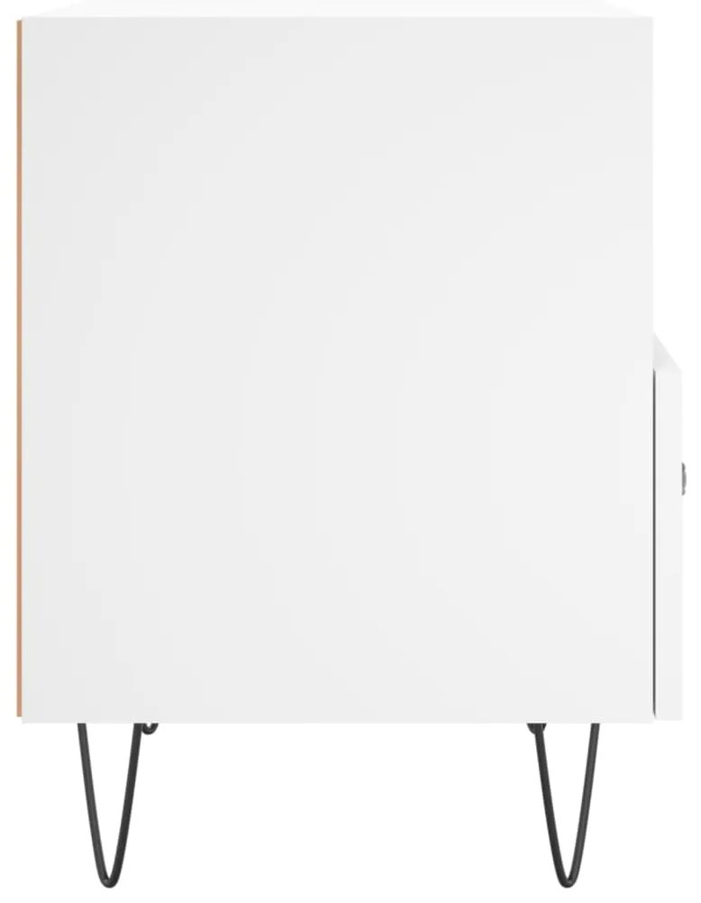 Mesa de cabeceira 40x35x47,5 cm derivados de madeira branco