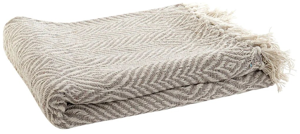 Manta DKD Home Decor 130 x 170 x 0,5 cm Bege