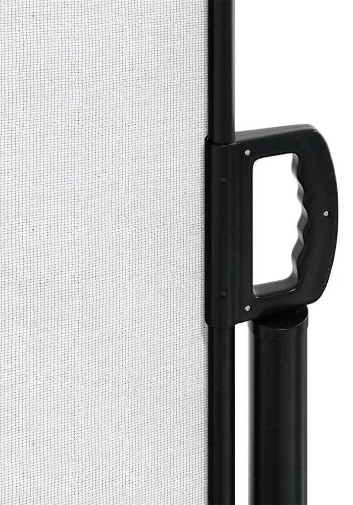 Toldo lateral retrátil 160x500 cm branco