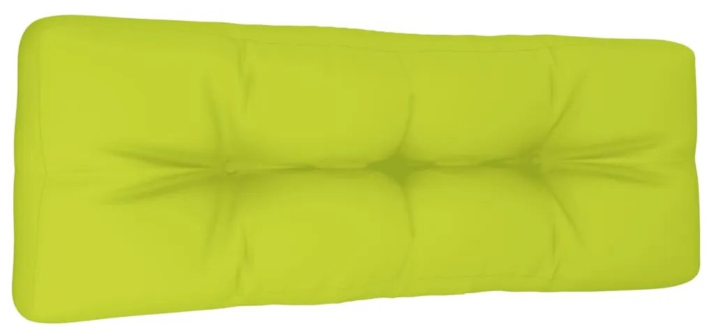 Almofadão p/ sofá de paletes 120x40x12cm tecido verde brilhante