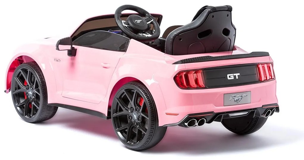 FORD MUSTANG COM DRIFT CARRO ELÉTRICO INFANTIL 24V ROSA