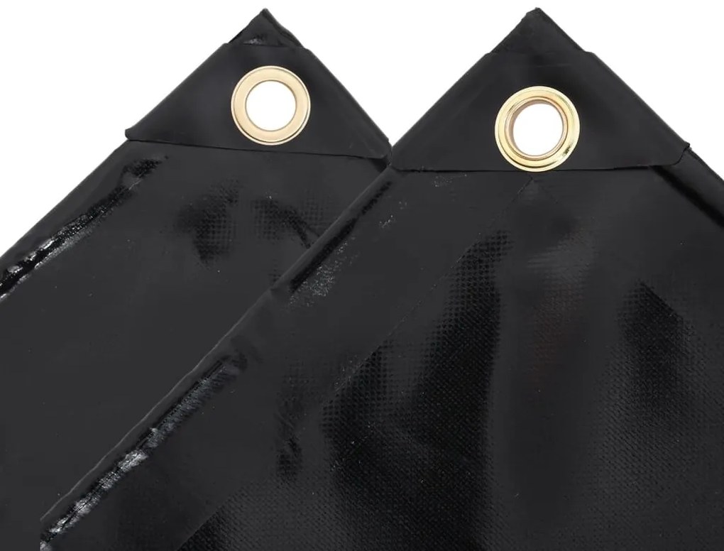 Lona 650 g/m² 3,5x2,5 m preto