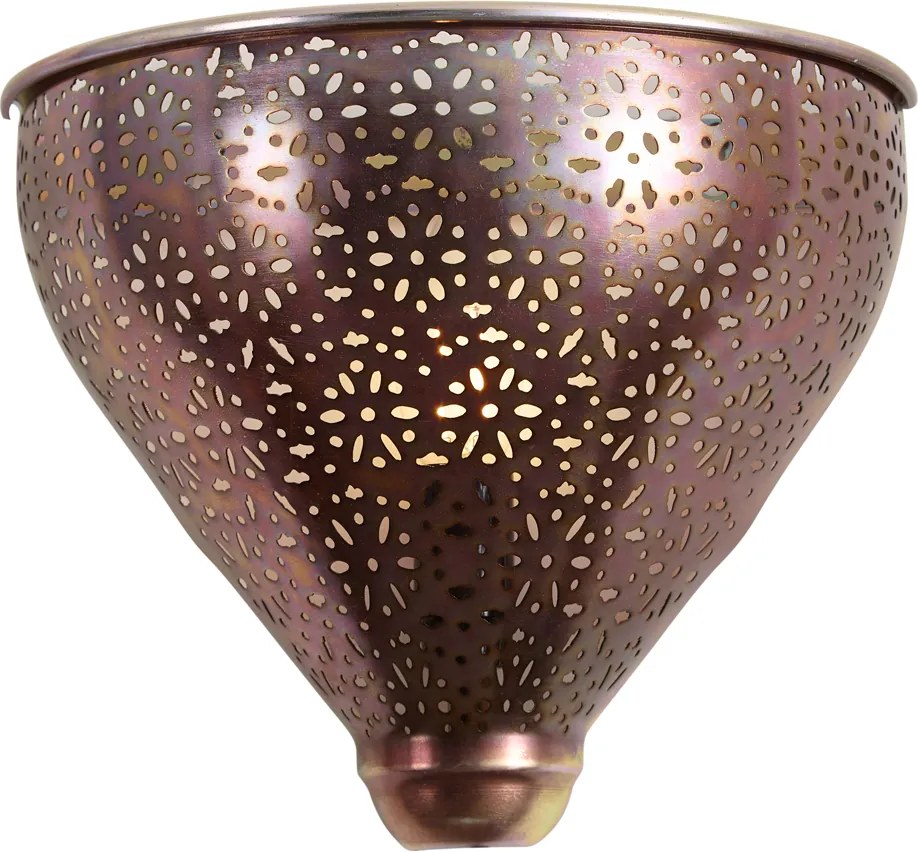 Aplique de Parede Oriental Cobre com Padrão - Muraf