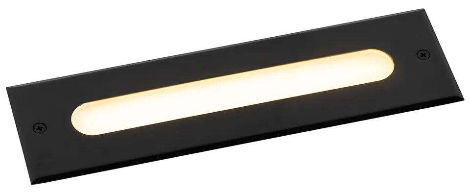 Refletor de solo moderno preto 30 cm incluindo LED IP65 - Eline Moderno